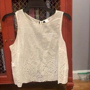 H&M Tank top with embroidered detail
